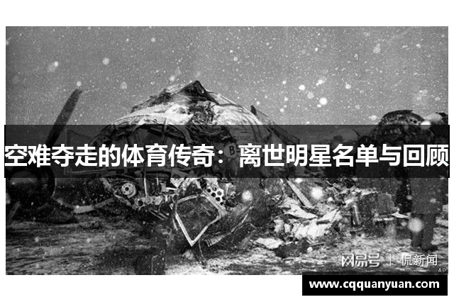 空难夺走的体育传奇：离世明星名单与回顾